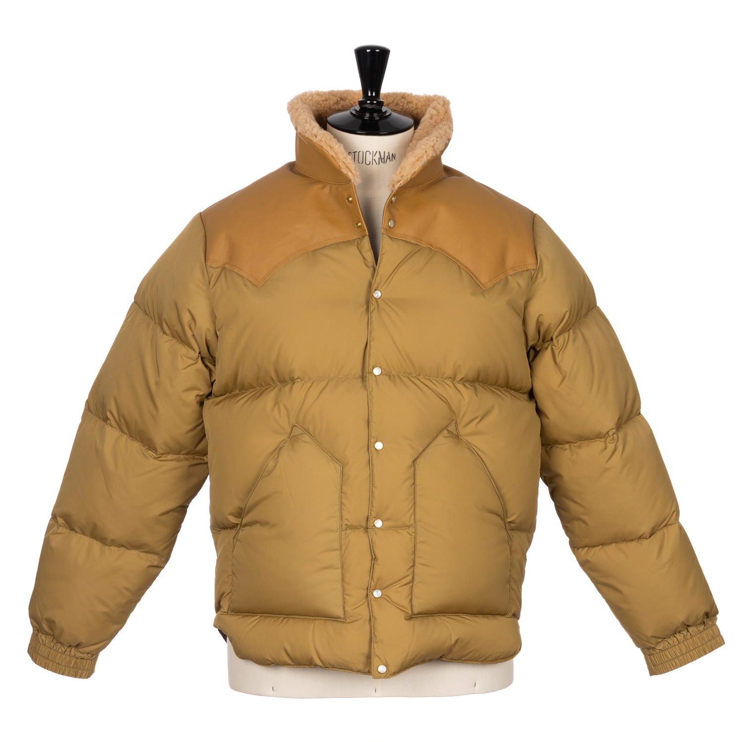 Rocky Mountain Featherbed x MJ: Daunenjacke "Christy Jacket" mit Lammfellkragen